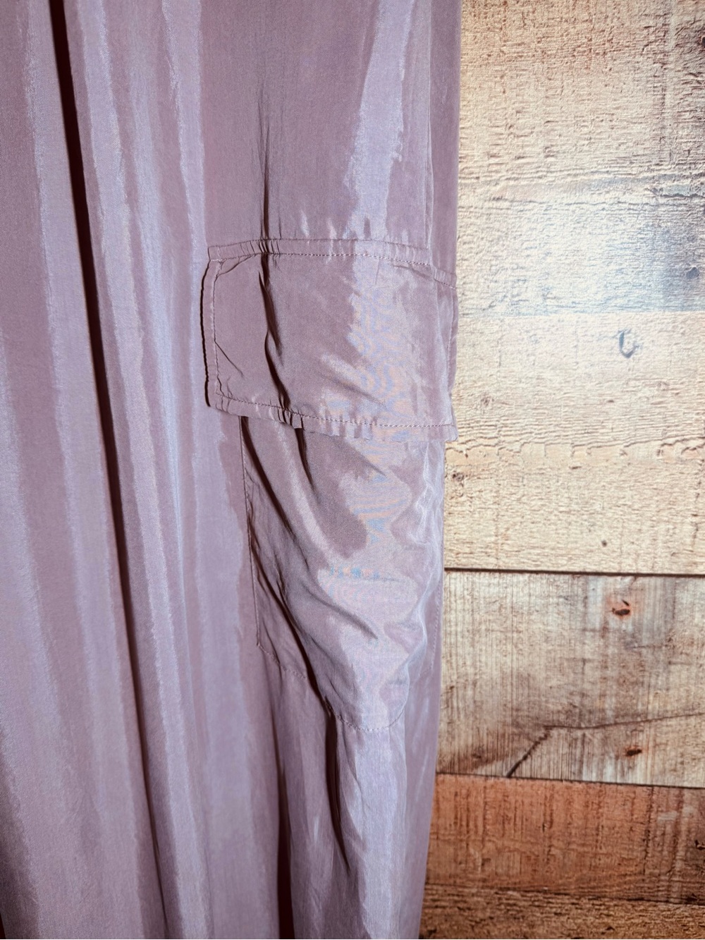 Anthropologie Dusty Rose Halter Cargo Pockets Balloon Jumpsuit size S/M - Picture 3 of 10